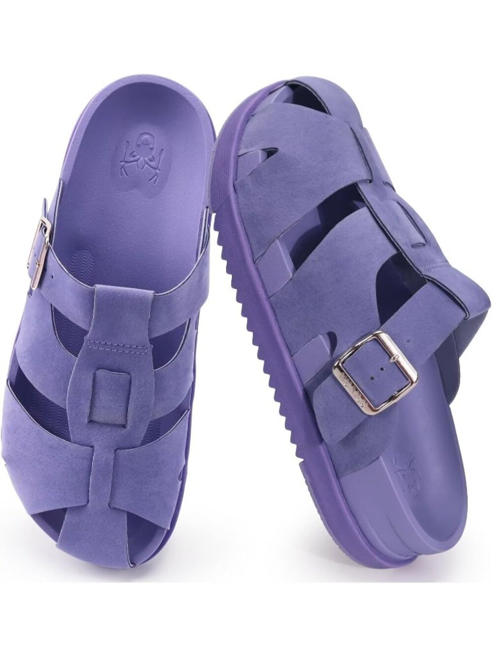 🆕Women's Purple Clog Sandals Comfortable Arch Support Chic Platform Slides